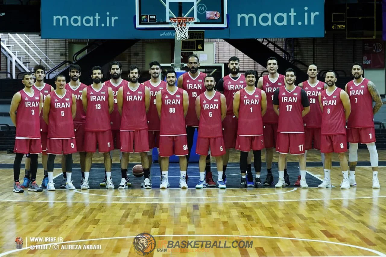 در حاشیه تمرین امروز تیم‌ ملی بسکتبال که با حضور خبرنگاران برگزار شد