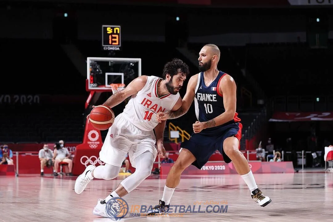 پایان کار تیم ملی بسکتبال ایران در المپیک توکیو با شکست مقابل فرانسه
