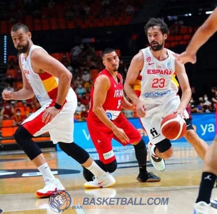 رکوردهاى تیم بسکتبال اسپانیا مقابل ایران