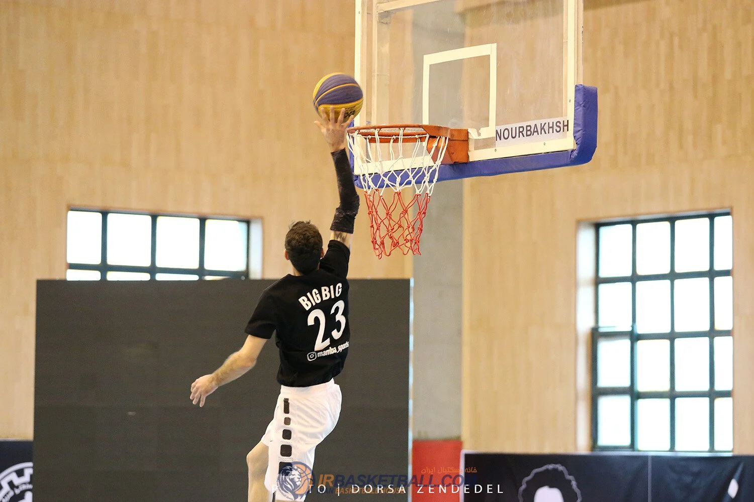 علی دایی در مراسم بزرگداشت حسن نوربخش / معرفی تیم‌های برتر بسکتبال سه نفره