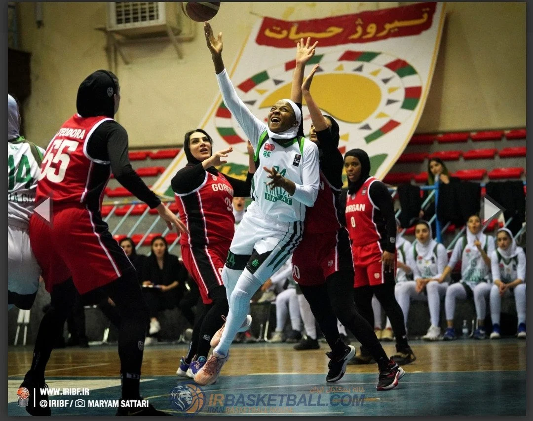 فینال لیگ برتر بسکتبال بانوان / تیم کردستانی 2 بر صفر پیش افتاد